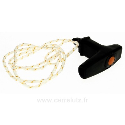9983014  Poignée de lanceur avec corde Diamètre 3,5 mm﻿﻿ et système d amortissement ﻿ 11,40 €