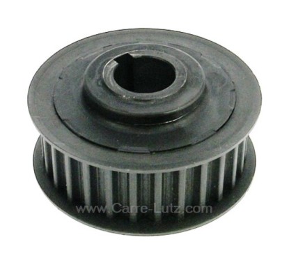 256015600 - Poulie crantée 28 dents sur palier de tondeuse à gazon Castegarden 