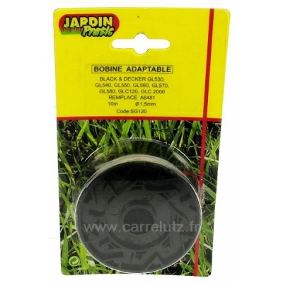 9986031 A6481 - Recharge de fil nylon de coupe bordure Black & Decker 4,20 €