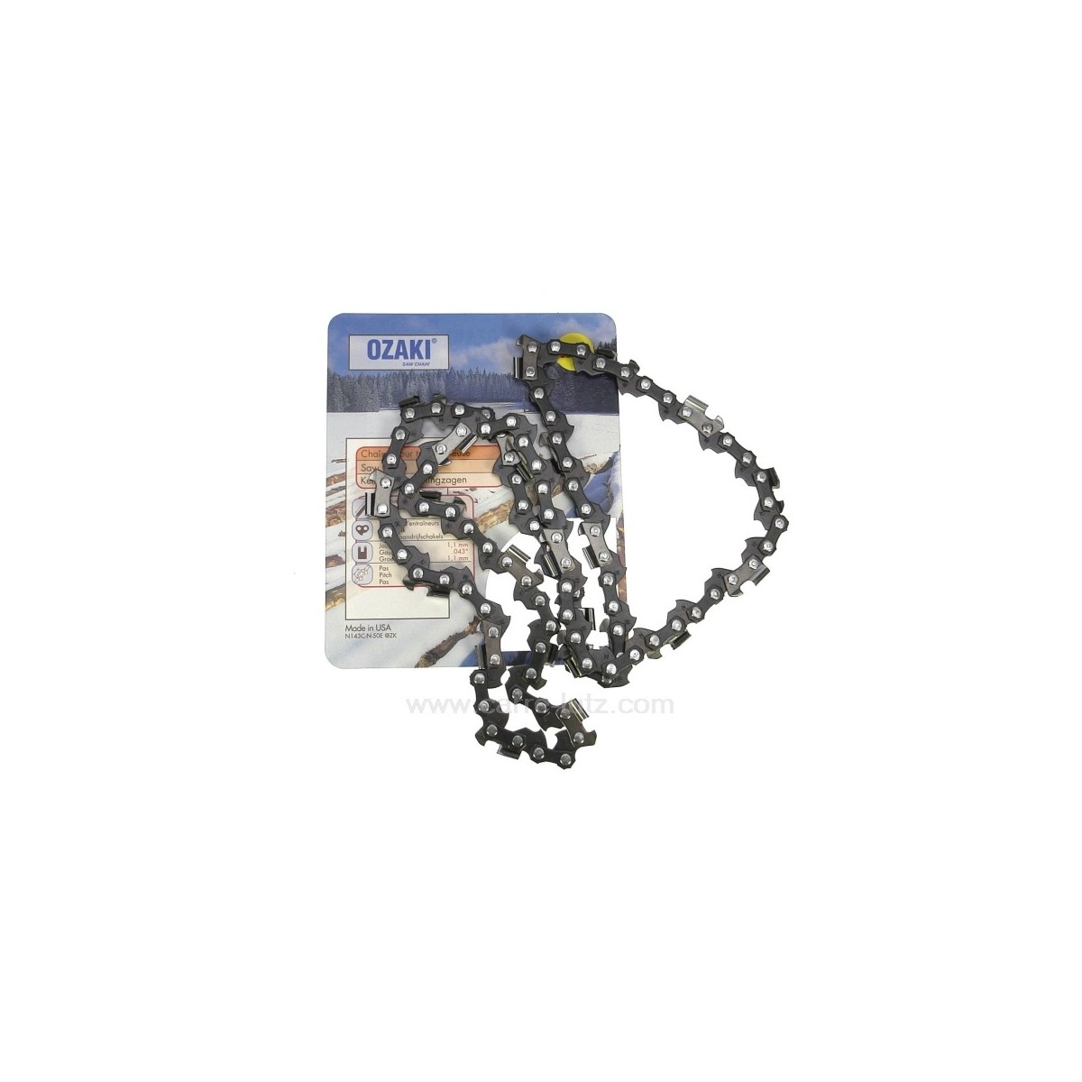 9987745  Chaine de tronçonneuse 3/8 .063LP (1.6 mm) 72 entraineurs 27,30 €