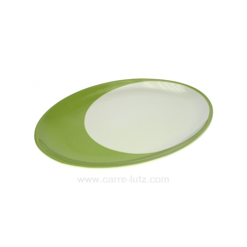 plat ovale Luna Swing vert