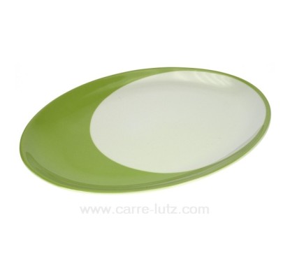 CL10010503  plat ovale Luna Swing vert 54,50 €