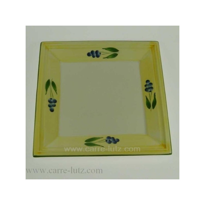 ASSIETTE CARReE 31 CM