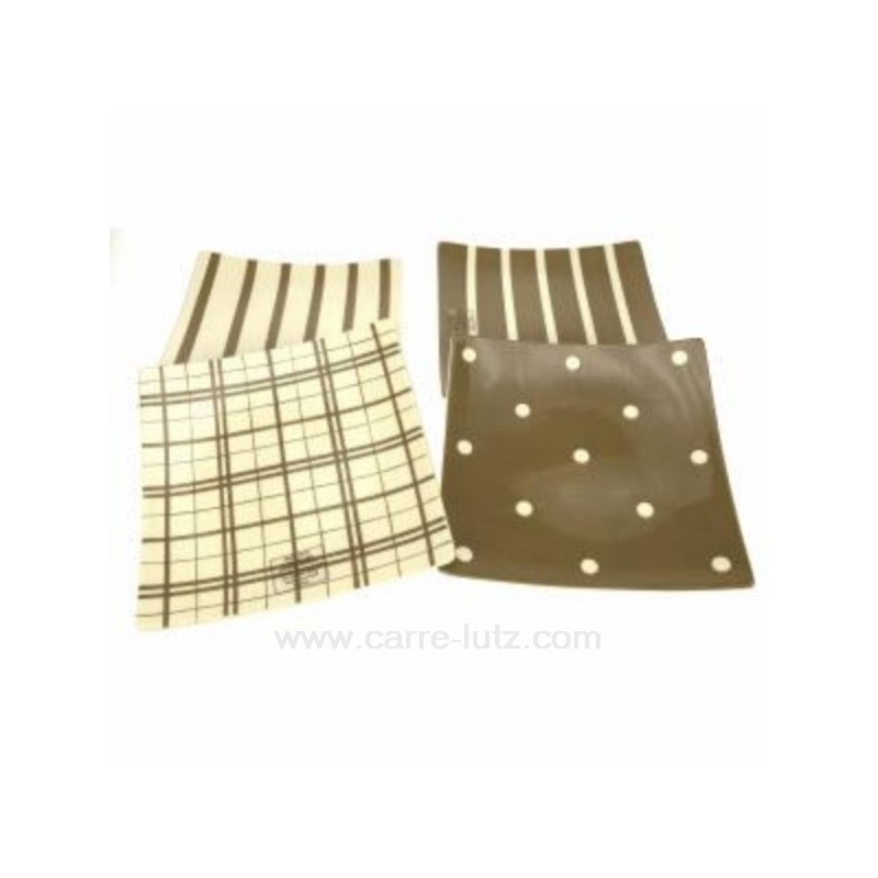 CL10021026 4 assiette dessert vison 39,90 € CL10021026 4 assiette dessert vison 39,90 €