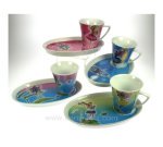 CL10030120  Coffret de 4 tasses décor fée 45,50 €