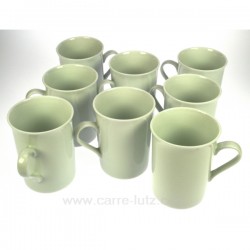 coffret de 8 mugs blanc Arts de la table CL10030133, reference CL10030133