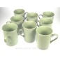 coffret de 8 mugs blanc