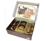 CL10030154  Coffret 4 tasses cafe+plateau 30,90 €