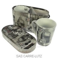 CL10030204  Coffret 2 mugs Londres 8,80 €