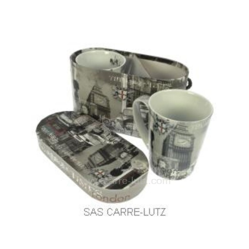 Coffret 2 mugs Londres