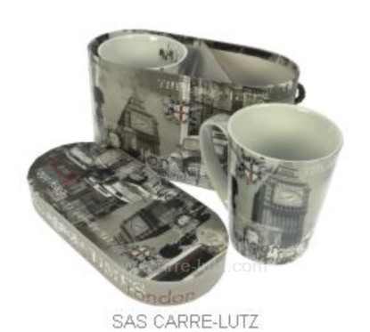 Coffret 2 mugs Londres