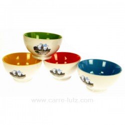 Lot de 4 bols porcelaine Bethune Arts de la table CL10030240, reference CL10030240
