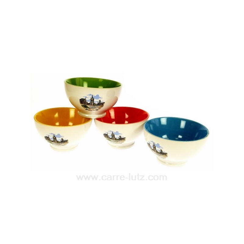 Lot de 4 bols porcelaine Bethune