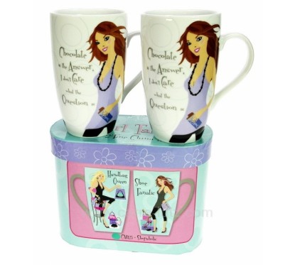 CL10030241  Mugs girls chocoholic par 2 19,60 €