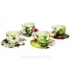 CL10030284  Coffret 4 tasses expresso Eden fruit 77,20 €