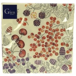 CL10060307  Serviette papier Temps cerises 5,40 €