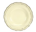 CL10069801  Assiettes creuses Filet taupe en coffret de 6 Faience de Gien 100,20 €