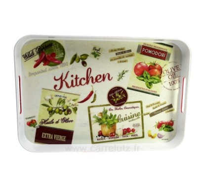 CL11020129  Plateau mélamine﻿ décor vintage kitchen﻿ 44,90 €