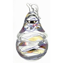 CL12001006  Bonbonniere Cristal de Paris poire Galleria 65,50 €
