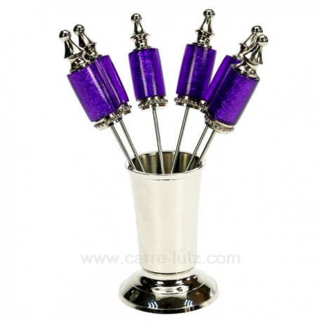 Piques aperitif violet L’apéritif CL13000049, reference CL13000049