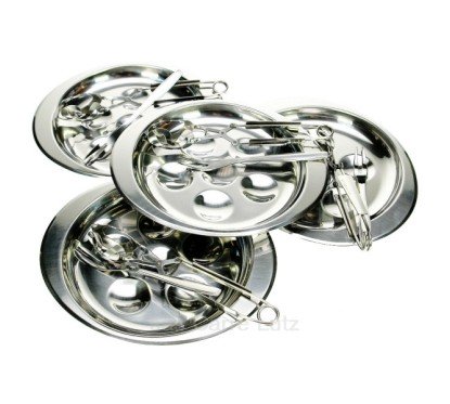 CL13002004  Service 12 pièces à escargot en inox 43,50 €