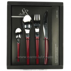 Coffret 24 pieces Loto rouge Couverts CL14005034, reference CL14005034