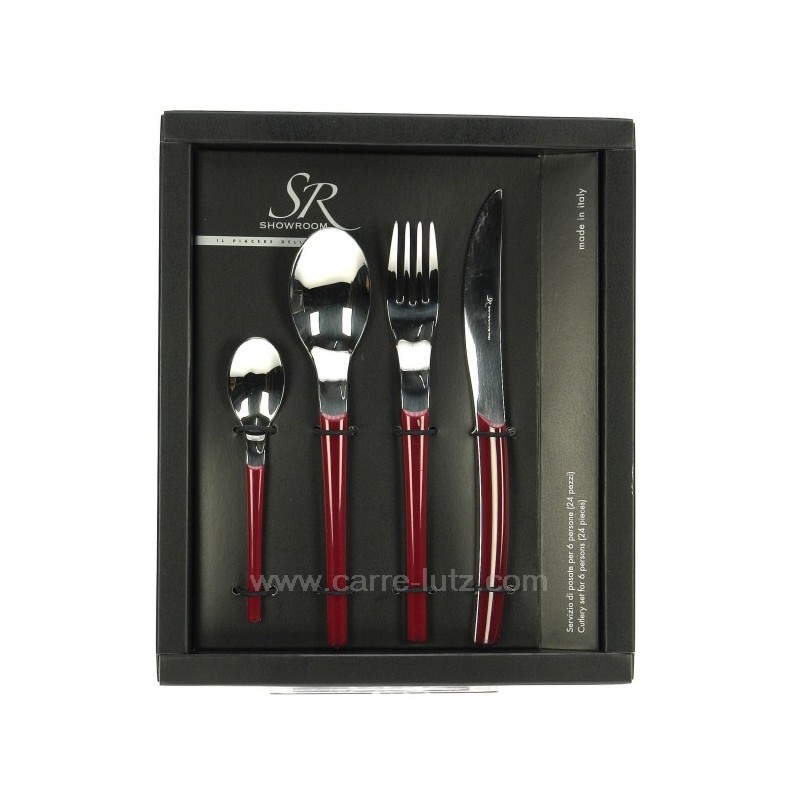 Coffret 24 pieces Loto rouge