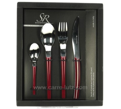 Coffret 24 pieces Loto rouge