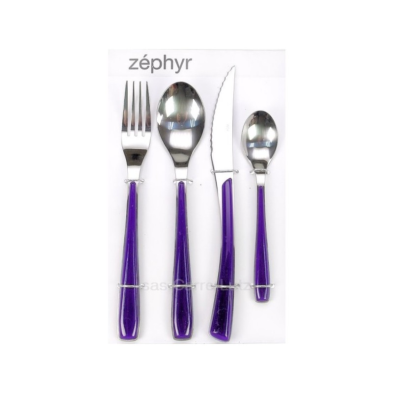 CL14005043  Coffret ménagère 24 pièces Améfa couleur violine 55,00 €