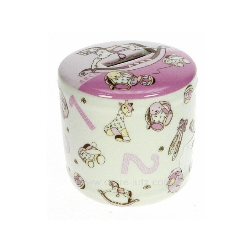 CL14600071 Tirelire porcelaine rose 18,30 € CL14600071 Tirelire porcelaine rose 18,30 €