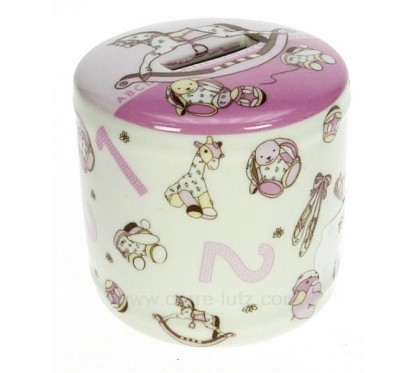 CL14600071  Tirelire porcelaine rose 18,30 €