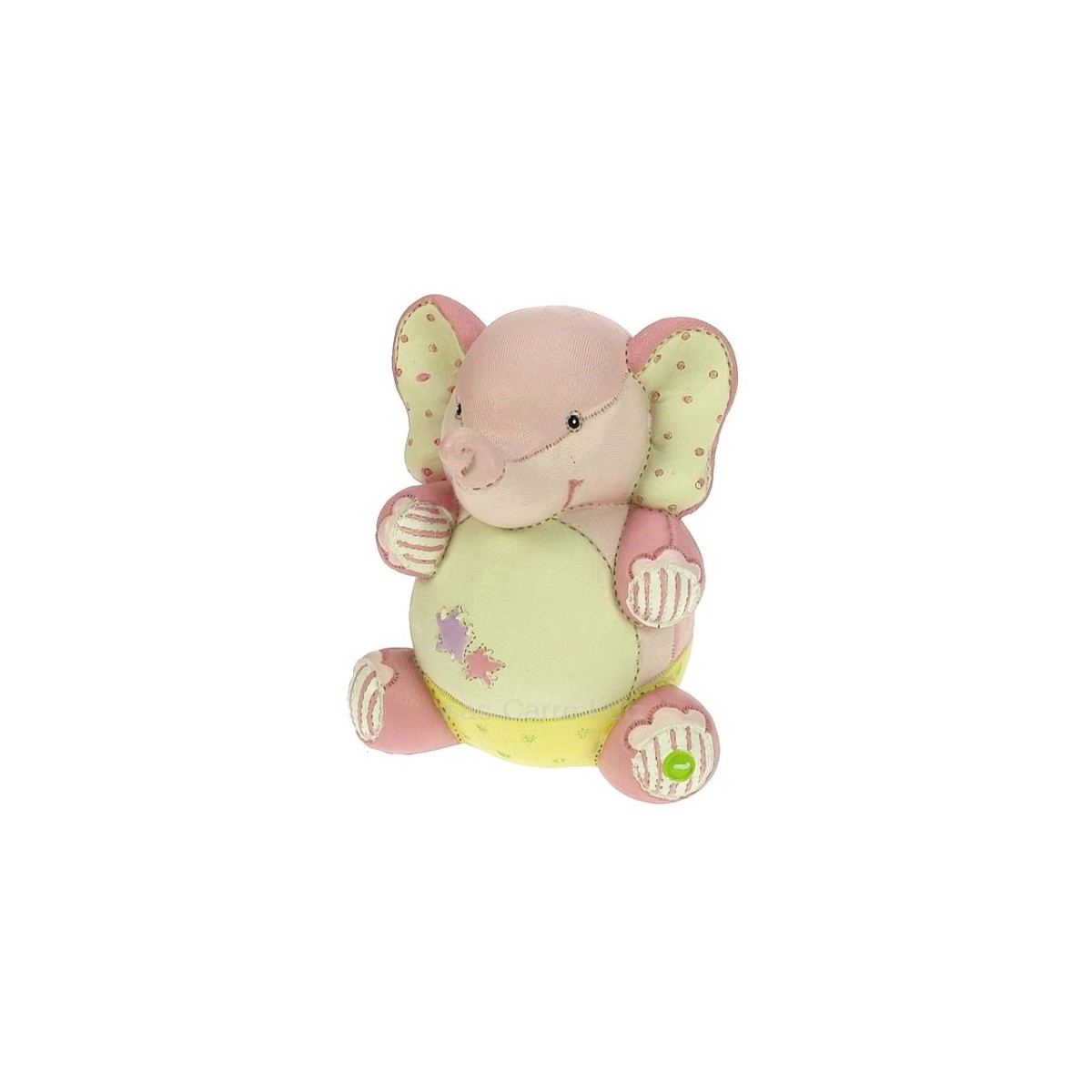CL14600099 Tirelire en résine immitation tissu décor éléphant rose 15,00 € CL14600099 Tirelire en résine immitation tissu décor éléphant rose 15,00 €