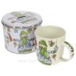 Coffret 1 mug bonhomme de neige en porcelaine avec boite tirelire