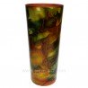 Vase orange Zan petit laqué  hauteur 40 cm, reference CL18000046