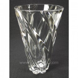 Vase cristal Italien RCR model intrigo, reference CL18000048