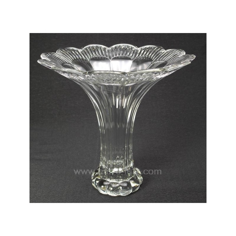 Vase cristal de Bohéme model Fashion hauteur 30 cm