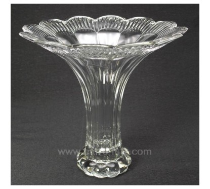 Vase cristal de Bohéme model Fashion hauteur 30 cm