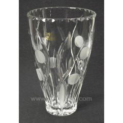 CL18000055  Vase cristal de Paris model bulle blanche hauteur 25,7 cm 75,60 €