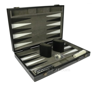 CL20000013  Jeu de Backgammon en étuit simili cuir 96,00 €