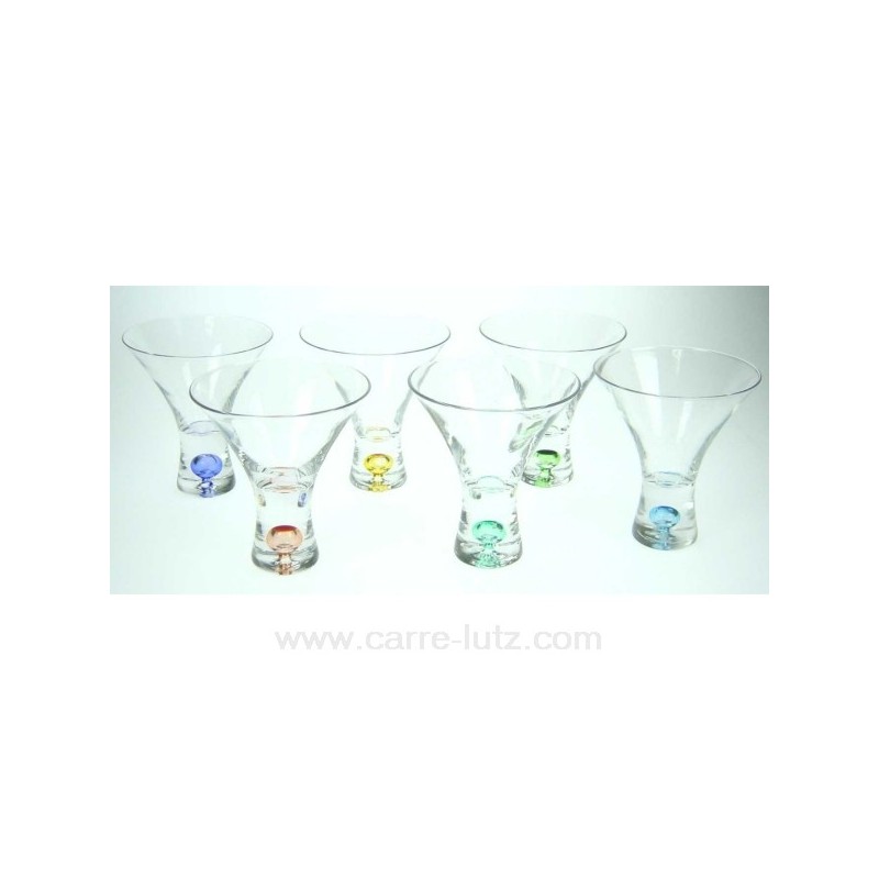 CL20010008  BOITE DE 6 VERRES 38,80 €