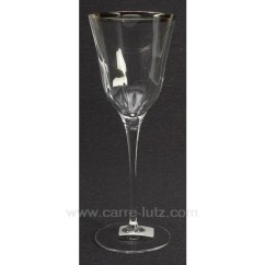 CL20010110  Verre eau Julia platine par 6 80,60 €