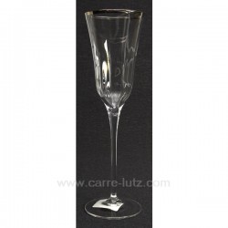 Flute champagne Julia platine Service de verre CL20010112, reference CL20010112