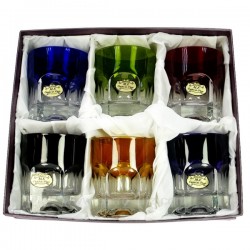 Coffret whisky Nicole 6 couleurs Service de verre CL20010146, reference CL20010146