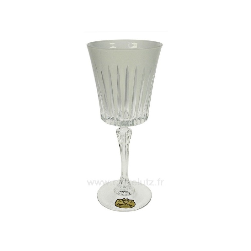 CL20010158  Verre à eau par 6 Cristal de Paris﻿ Timeless blanc﻿ 168,30 €