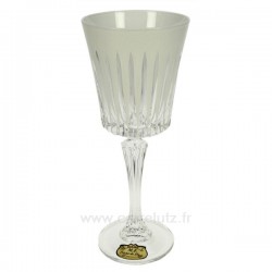 Verre à vin par 6 Cristal de Paris﻿ Timeless blanc﻿, reference CL20010159
