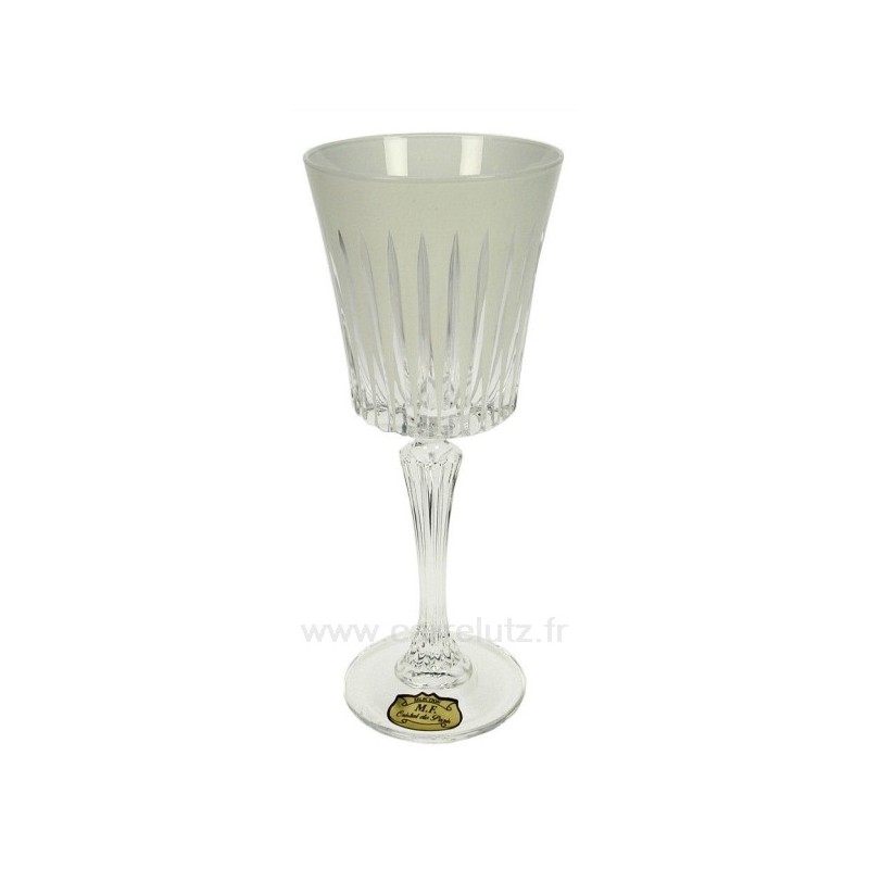 CL20010159  Verre à vin par 6 Cristal de Paris﻿ Timeless blanc﻿ 160,80 €