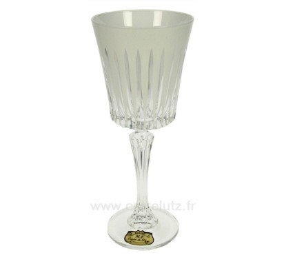 CL20010159  Verre à vin par 6 Cristal de Paris﻿ Timeless blanc﻿ 160,80 €
