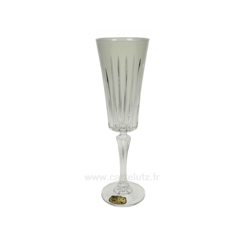 CL20010160 Flute à champagne par 6 Cristal de Paris Timeless blanc 168,30 € CL20010160 Flute à champagne par 6 Cristal de Paris Timeless blanc 168,30 €
