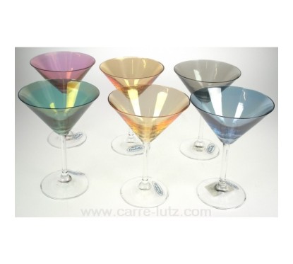 CL20011038  6 cocktails/martini assortie 46,80 €