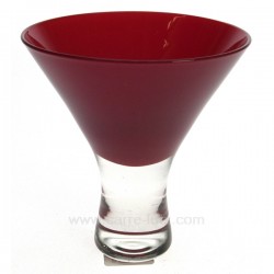Verre aperitif cocktail rouge Arts de la table CL20011070, reference CL20011070
